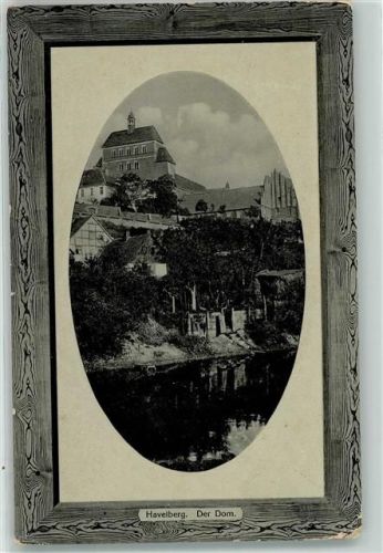 39539 O3530 Havelberg Prägedruck Der Dom Holzrahmen