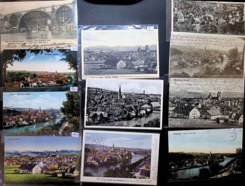 Kempten Lot mit 20 AK Punkte auf den Plastikhüllen