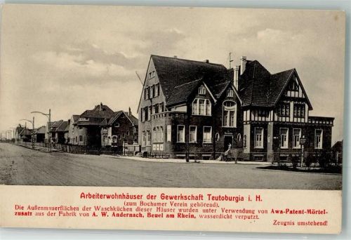 Börnig Arbeiterwohnhäuser d. Gewerkschaft Teutoburgia i.Herne