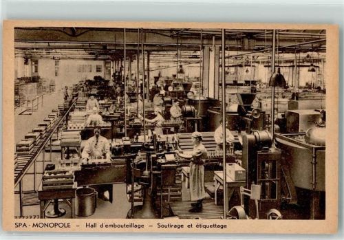 Spa Spa MonopoleHall d`Embouteillage Soutirage et etiquettage