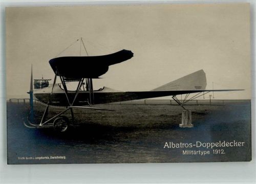 1912 Albatros Doppeldecker Militärtype