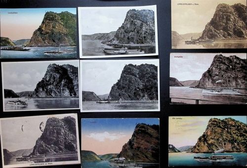 Lot mit 21 AK Loreley