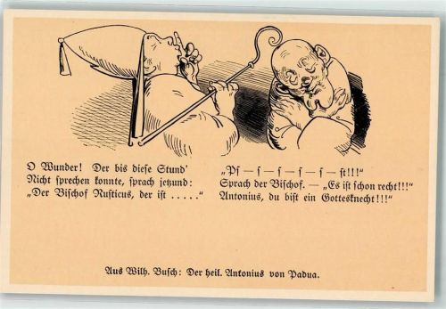 Serie 26 Nr. 6 Der heilige Antonius von Padua AK