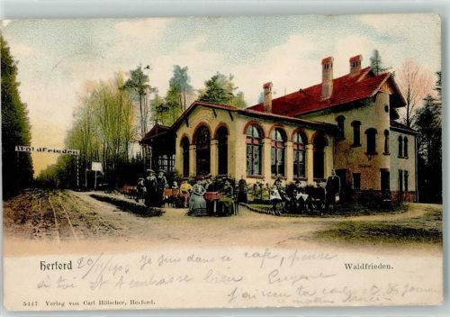 Herford 1906 Gasthaus Waldfrieden