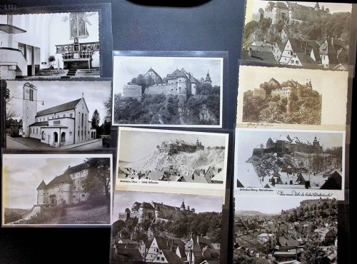 Heidenheim Lot mit 15 AK Originale aus dem Archiv des Metzverlages Klebereste rückseitig