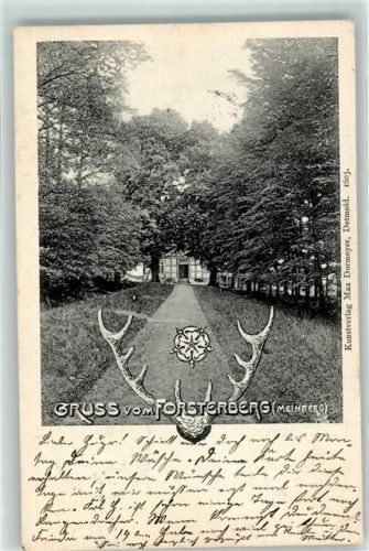 Bad Meinberg 1905 Försterberg Geweih