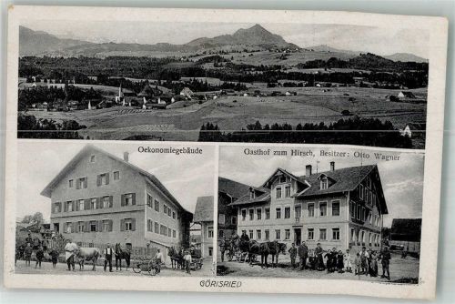 Görisried Ökonomiegebäude Ochse Pferd Gasthaus zum Hirsch