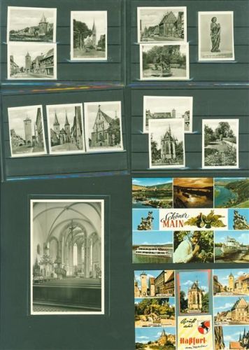 Haßfurt Lot mit 6 AK und 12 Fotos 5x6cm