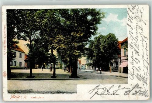 Melle 1901 Marktplatz