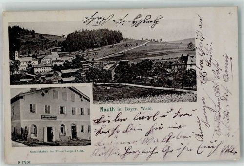 Mauth 1905 Geschäft der Firma Leopold Graf