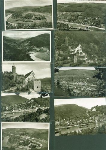 Hirschhorn Lot mit 16 AK Originale aus dem Archiv eines Ansichtskartenverlages