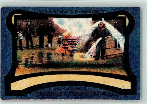 Berlin, unsortiert 1901 Ausstellung Serie 3/3 Verlag Klimoff Lithographie