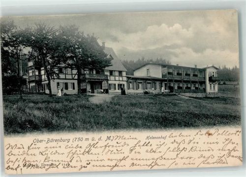 Oberbärenburg 1906 Helenenhof