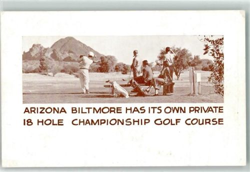 Phoenix Arizona Biltmore 18 Hole championship Golf Course