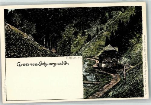 1899 Verlag Velten Nr. 5 Schwarzwaldhaus AK