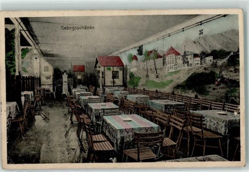 Halensee 1913 Etablissement Kurfürstenpark Gebirgsschänke