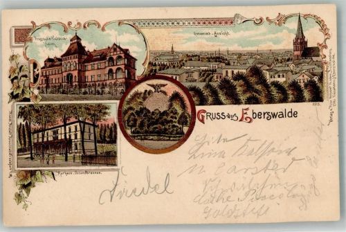 Eberswalde 1902 Kurhaus Gesundbrunnen Auguste-Victoria-Heim Denkmal