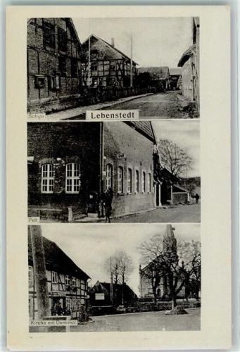 Lebenstedt Schule Post Kirche Denkmal