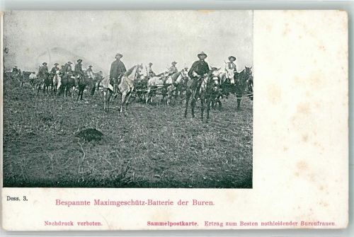 Dess. 3 Bespannte Maximgeschütz-Batterie