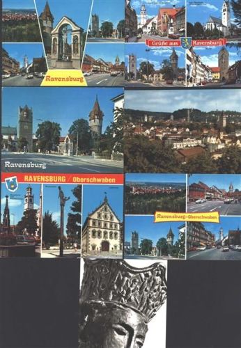 Ravensburg Lot mit 10 div AK