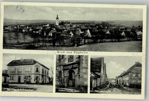 Rügheim Kaufhaus Drescher Historischer Bau Hauptstrasse