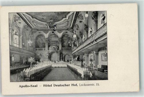 Friedrichshain Hotel Deutscher Hof Luckauerstraße Apollo Saal