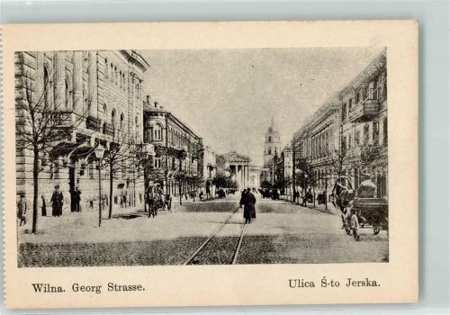Wilna Georg Straße Turm Kutsche