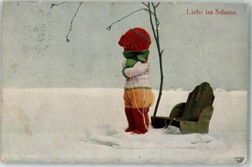 1917 Liebe im Schnee Verlag Wohlgemuth & Lissner Nr. 1005