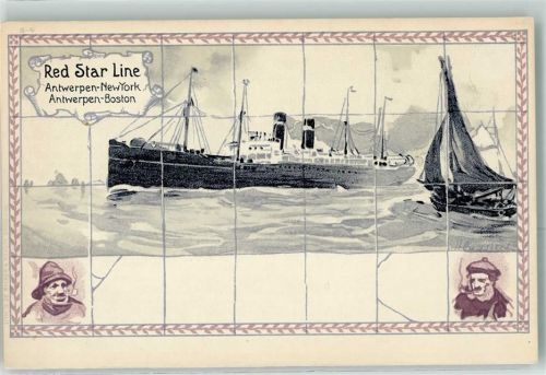 Red Star Line Antwerpen New York Boston Cassiers, H.