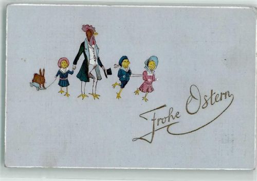 1910 vermenschlicht Ostern Familie
