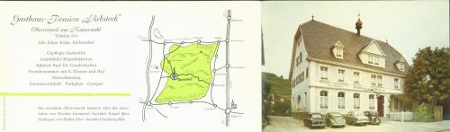 Oberrotweil Klapp-AK Gasthaus Pension Rebstock Edgar Kuhn KEINE AK