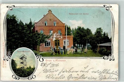 Sohland 1906 Restaurant Garten Gasthaus Aussichtsturm Gruss Rothstein