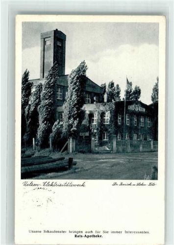 Uelzen Elektrizitätswerk Fotograf Dr. Barich Ratsapotheke