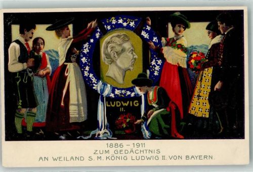 Zum Gedächtnis an Weiland S. M. König Ludwig II. von Bayern