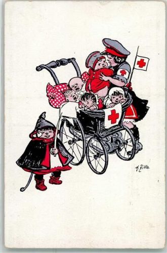 Kinder Rotes Kreuz Wohlfahrtskarte