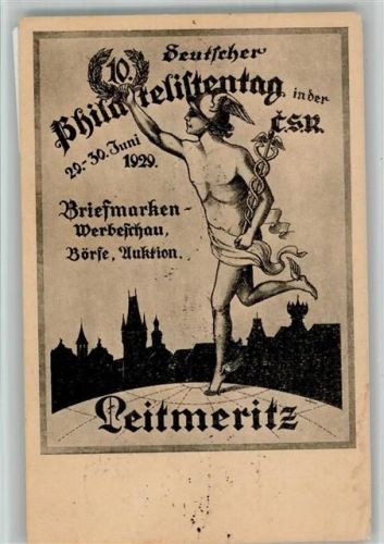 Litomerice 10. Deutscher Philatelistentag 29.-30.6.1929