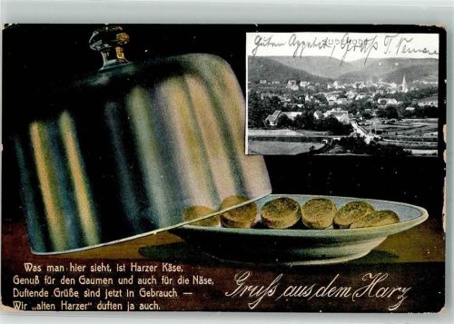 Bad Suderode 1911 Harzer Käse Käseglocke
