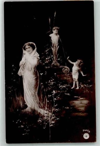 1905 Frau Wasserspeier Mädchen Nr 344/3