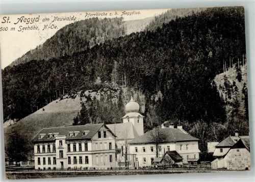 St. Aegyd Pfarrkirche z. hl. Aegydius Mil. -Rekonv. -Heim
