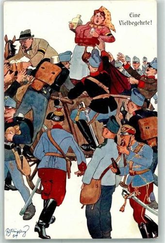 Eine Vielbegehrte Soldaten Uniform Verkäuferin BKW I Nr 346-1