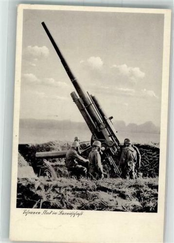 1941 Schwere deutsche Flak in Feuerbereitschaft Verlag Simonsen Nr. 7041