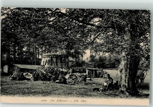 Graal-Müritz 1913 Köhlerei Ort lt. Stempel