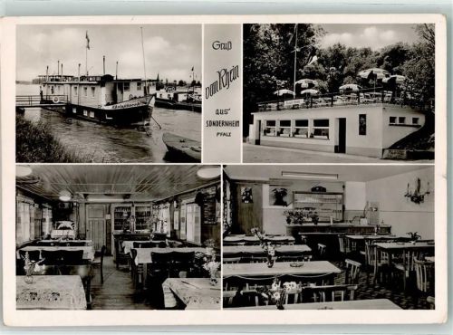 Sondernheim Restaurantschiff Rheinschnook und Gasthaus Rheinufer-Terrasse