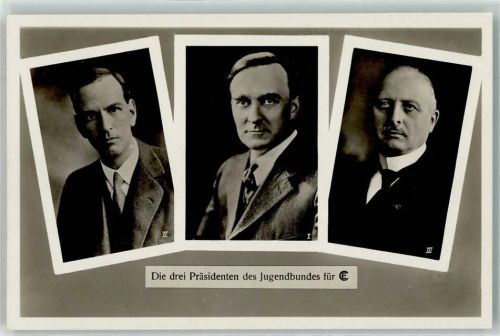 Die drei Präsidenten des Jugendbundes