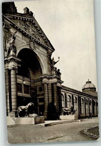 Dresden 1908 offiz. Karte Nr. 7 Hauptportal Architektur