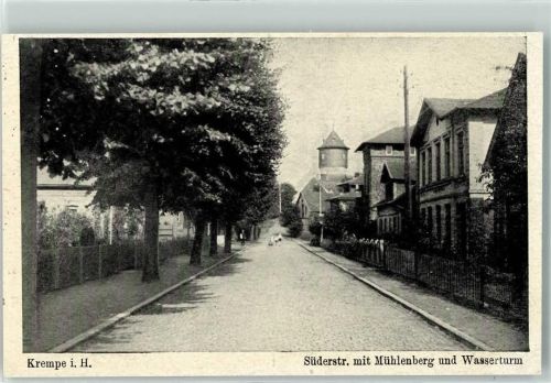 Krempe Süderstraße Mühlenberg Wasserturm