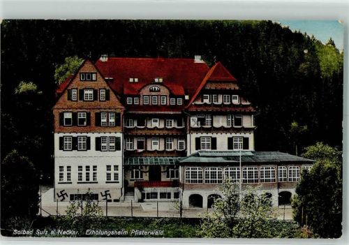 Sulz WK II Erholungsheim Pfisterwald Feldpost Res.-Laz. Bad Imnau