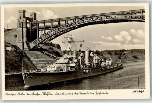 Kreuzer Köln im Kaiser-Wilhelm-Kanal