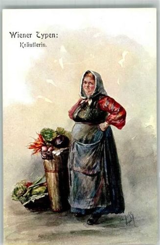 Wiener Typen Kräutlerin