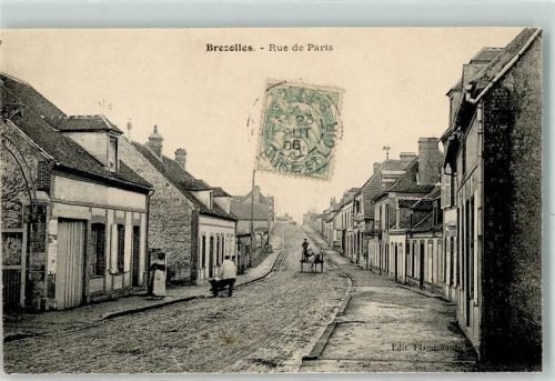 Brezolles 1906 Rue de Paris